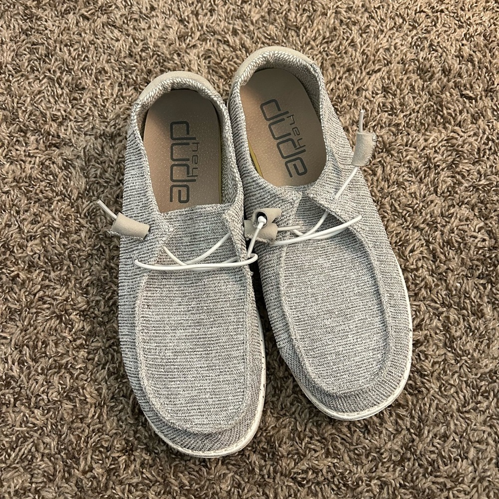 Hey Dude Gray Casual Shoes